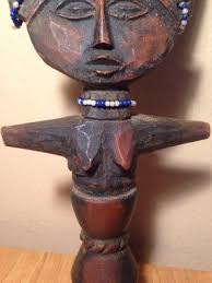 Antique / Vintage African Handmade Big Head Woman Figurine Wood | eBay