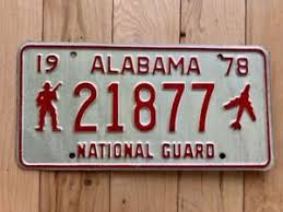 National Guard License Plates | eBay