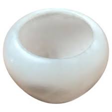 Satin White Bowl by Lee Rosen for Design Technics, 1960s For Sale at 1stDibs