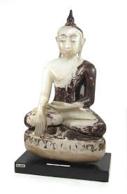 Alabaster Buddha Ca. 1900-1950 – Beads of Paradise