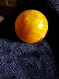 Vintage Rubber Bouncy Ball 1.5" yellow pink swirly | eBay Australia