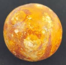 HUGE Antique Clay Stoneware Bennington Jumbo Shooter Marble 1.5 Inch | eBay