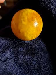 Vintage Rubber Bouncy Ball 1.5" yellow pink swirly | eBay