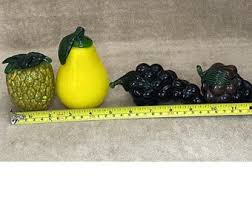 Lot VTG Murano Style Glas Obst KOSTENLOSER VERSAND - Etsy.de