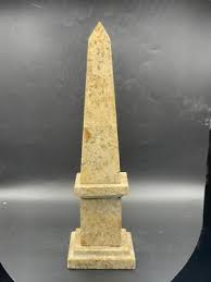 stone, decorative oblisque 12 1/2" high | eBay Australia