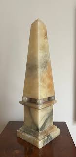 Mid 20th Century Alabaster Obelisk - Etsy UK