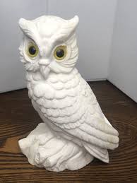 Vintage White Alabaster Owl Made in Italy. | eBay