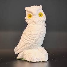 Mid-century Italian Sandstone Owl Statue, 5”H X 3.5”W - Etsy