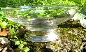 etched glass candy nut dishes with sterling bases | eBay