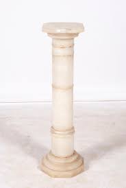 Lot - ALABASTER PEDESTAL