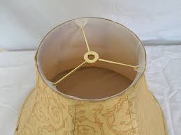 16" X 7" Lamp Light Shade Cloth Round Bell 12" Tall Cream ...