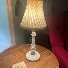 Antique Cast Iron Small Table Lamp - Etsy