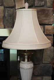 Sold at Auction: Lenox formal table lamp with paneled cloth shade