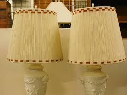 Lot - Pr of Parian Type Urn Lamps