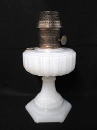 Antique Aladdin WHITE MOONSTONE CATHEDRAL Kerosene Mantle Lamp (1934) | eBay