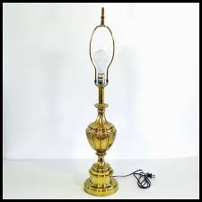 Stiffel Solid Brass Table Lamp. For Sale at Ruby Lane
