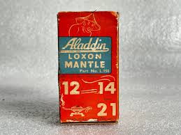 VINTAGE ORIGINAL ALADDIN LOXON MANTLE EMPTY BOX MODELS 12-14 ...