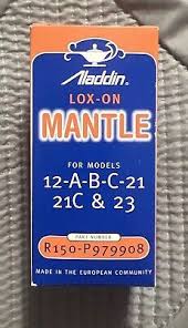 Vtg Aladdin Loxon Mantle Lamp R-150 - Use with 12-A-B-C-21 ...