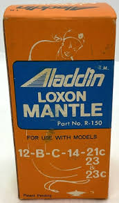 Vintage 1974 NOS Aladdin Loxon Mantle Part No. R-150 Models ...