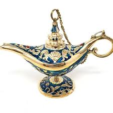 Vintage Classic Genie Lamp 7"L - Enchanted Shop Salem