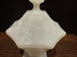 Vintage Milk Glass 8 Inch Candy Dish and Lid by Anchor ...