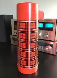ALADDIN - RED TARTAN PLAID THERMOS - VINTAGE 1960's | eBay