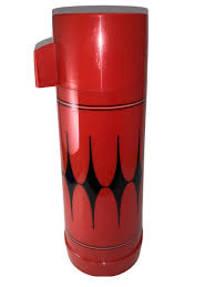 Vintage Aladdin Vanguard Thermos Quart Bottle Red Black ...