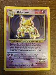 Alakazam 1/102 Rare 1999 Original Pokemon Base Set Holo | eBay