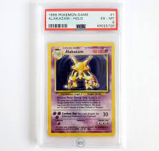 1999 Holo Alakazam Pokémon Base Set PSA 6 – Kollector's ...