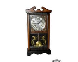Vintage Alaron Regency Style Wall/mantel Clock W/pendulum ...