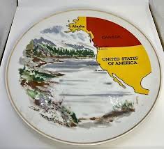 VINTAGE ALASKA SOUVENIR PLATE | eBay
