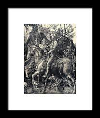 Knight Death and the Devil Framed Print by Albrecht Durer ...