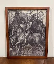 Albrecht Durer Knight Death & Devil Framed Print 12x15 ...
