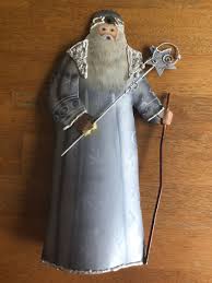 1997 Collectible Decorative Tin Blue Santa Museum Of ...