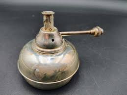 Vintage Unused Silver Plate Chafing Dish Oil Burner - Twist Knob - Japan | eBay