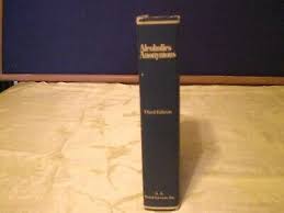 VINTAGE ALCOHOLICS ANONYMOUS 1987 3RD EDITION,27 PRINTING,NO MARKS OR HIGHLIGHTI | eBay