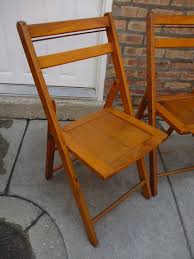 5 Vintage Wood Folding Funeral/Church Lawn Chair St.Paul ...