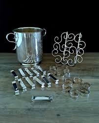 Christofle Paris Champagne Cooler and Matching Table Set ...