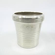 Art Deco Gersyl Silverplate Set of 8 Stackable Shot Glasses ...