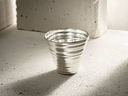 Solid Sterling Silver Coated Copper Tumbler 250 Ml ...