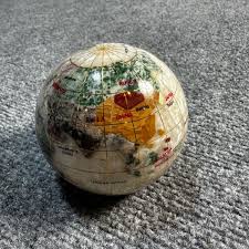 NEW Globe Gemstone World Map Ocean Desktop Boxed | eBay