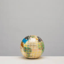 KALIFANO 3" Gemstone Globe Paperweight | Opal Opalite Ocean