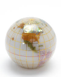 Smithsonian White Mineral Globe Paperweight | Shop ...