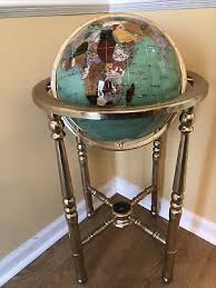 34" Tall Gemstone Globe. Alxander "KALIFANO" original ...