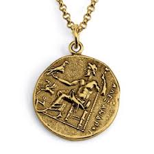 Alexander the Great of Macedonia ancient COIN 14K Gold Plated necklace medallion | eBay
