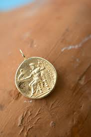 Mens 14k Gold Baptismal Cross — Hellenic Aesthetic