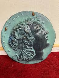 Head in Relief of Alexander the Great Hand Made in Greece ...