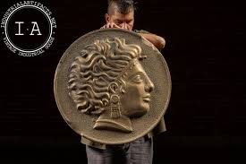 Large Greek Revival Molded Plastic Plaque – Industrial Artifacts