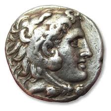 Greece (ancient) - Kingdom of Macedon. AR tetradrachm, Alexander III 'the Great' - uncertain mint circa 336-323 B.C. - high relief, thick coin - Silver in Netherlands