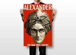 Alexander The Man Who Knows - 1920s Magic Wall Art Home ...